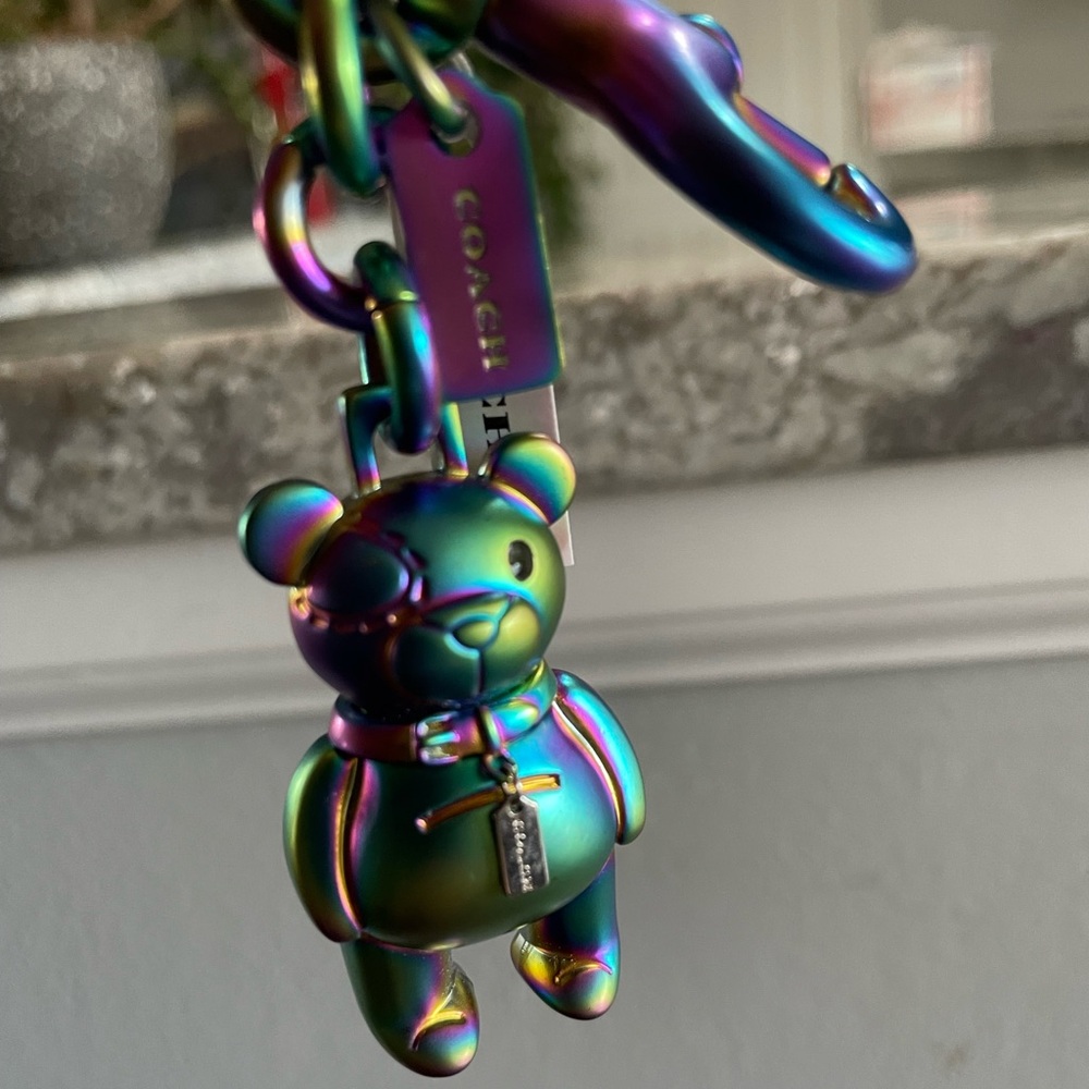 🐻COACH BEAR🐻  💚RARE💙 NEW